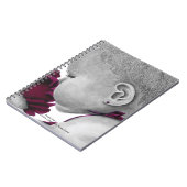 Paars Girl 1-laptop Notitieboek (Linkerzijde)