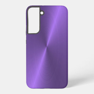 Paars glanzend faux metaal samsung-hoesje samsung galaxy hoesje