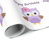 Paars glanzend opvulpapier, 30 x 6 inch cadeaupapier (Rol Hoek)