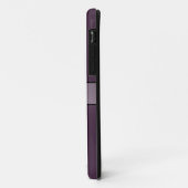 Paars glanzend roestvrij staal metaal 9 Case-Mate iPhone case (Achterkant/links)