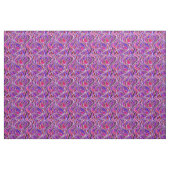 Paars Glas in lood Abstract Stof (Fat Quarter)