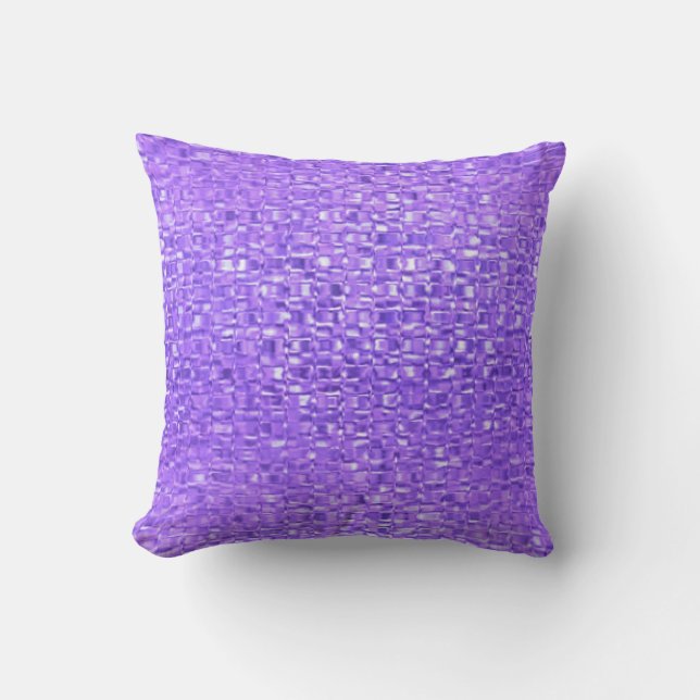 Paars Glass Pillow Kussen (Voorkant)