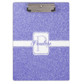 Paars Glitter - Gepersonaliseerd klembord (Voorkant)