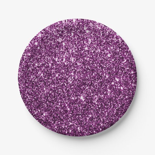 Paars Glitter Metallic Shine Paper Bord (Voorkant)