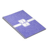 Paars Glitter Persoonlijk Notitieboek (Rechterzijde)