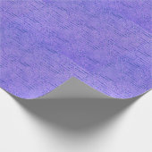 Paars Glitter Ribbon Design Cadeaupapier (Hoek)