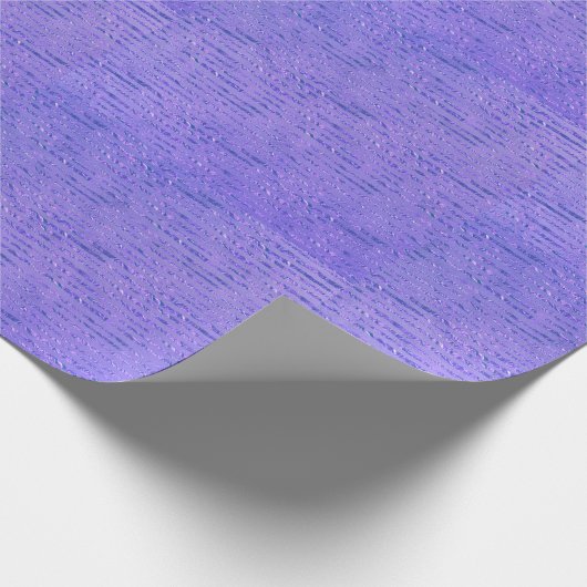 Paars Glitter Ribbon Design Cadeaupapier (Hoek)