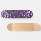 Paars Glitter Skateboard (Horizontaal)
