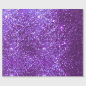 Paars glitterpapier cadeaupapier (Vlak)