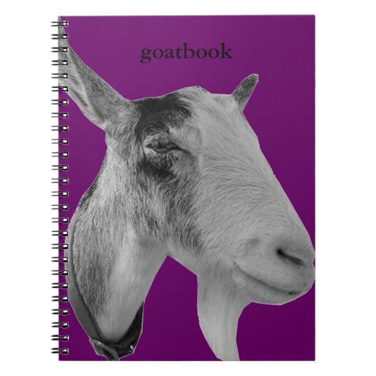 Paars Goatbook Notitieboek (Voorkant)