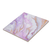 Paars Gold 3 marmer Stenen keramische Tegel Tegeltje (Zijkant)