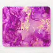 Paars Gold Electric Storm | Trendy, Feminine Muismat (Voorkant)