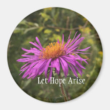  Paars Gold Flower Inspirerend Hope Quote