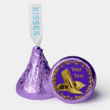 Paars Gold High Hiel Hershey Kisses