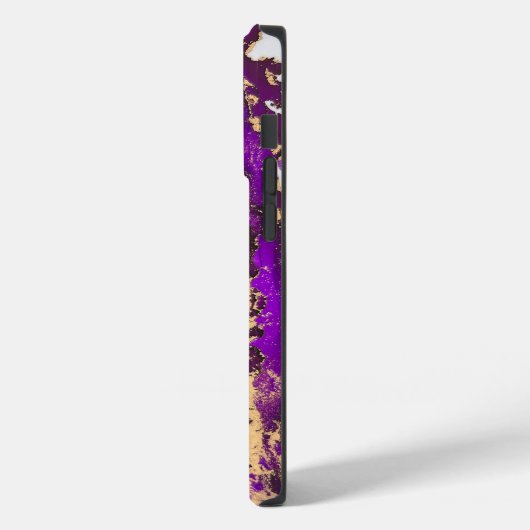 Paars Gold iPhone 14 Pro-hoesje Case-Mate iPhone Case (Achterkant / Links)