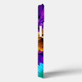 Paars Gold N Turquoise Daisies iPad Air Case-Mate iPhone Case (Achterkant / Rechts)