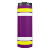 Paars Gold White Team Thermosbeker (Achterkant)