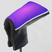 Paars Golfheadcover (3/4 voorkant)
