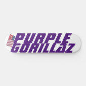 PAARS GORILLAZ-skateboard Persoonlijk Skateboard (Horizontaal)