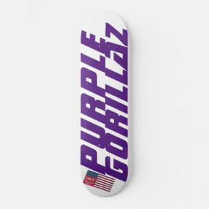 PAARS GORILLAZ-skateboard Persoonlijk Skateboard