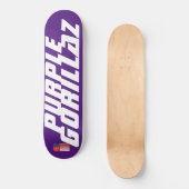 PAARS GORILLAZ-skateboard Persoonlijk Skateboard (Voorkant)