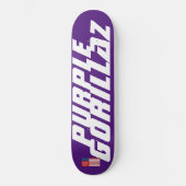 PAARS GORILLAZ-skateboard Persoonlijk Skateboard (Voorkant)