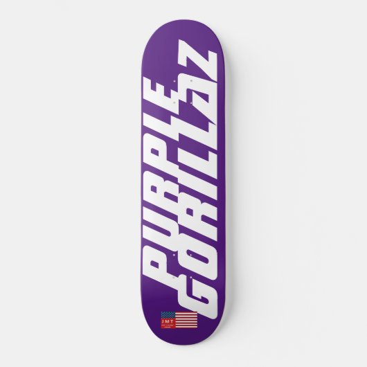 PAARS GORILLAZ-skateboard Persoonlijk Skateboard (Voorkant)