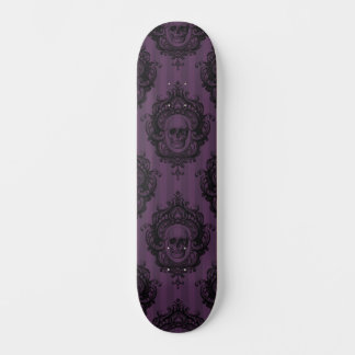 Paars gothic Dark Digital Pattern Persoonlijk Skateboard