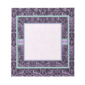 Paars Gothic Grunge Elegant Notitieblok (Voorkant)