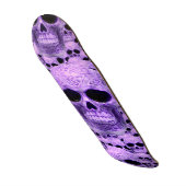 Paars-gothische schedel persoonlijk skateboard (Voorkant)