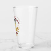 Paars Goud Afgestudeerde Gepersonaliseerde Afstude Glas (Links)