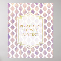 Paars Goud Arabisch Marokkaans Thema Aangepast Fee