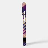 Paars, goud en blauw Tartan Case-Mate iPhone Case (Achterkant / Links)