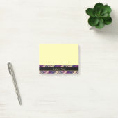 Paars, goud en blauw tartan post-it® notes (Kantoor)