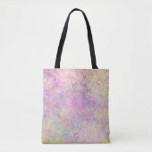  paars goud en roze textuur tote bag (Voorkant)