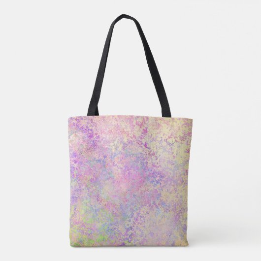 paars goud en roze textuur tote bag (Achterkant)