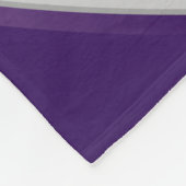 paars goud en witte volleybaljongens, aangepast fleece deken (Hoek)