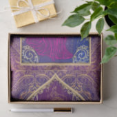 Paars & Goud Marokkaans Arabisch Buikdansen Feest Tissuepapier (Geschenk)