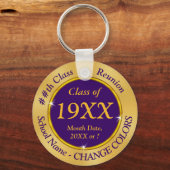 Paars, goud, Sleutelhangers van klasse reünie of K (Voorkant)