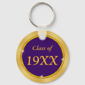 Paars, goud, Sleutelhangers van klasse reünie of K (Achterkant)