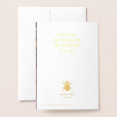 Paars & gouden PCB-printplaat elektronisch gedrukt Folie Kaarten (Met envelop)