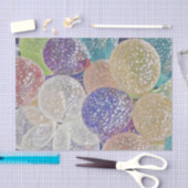  Paars goudpasta Tissuepapier (Craft)