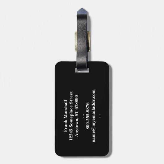 Paars Green en Gold Mardi Gras Fleur de Lis Bagagelabel (Achterkant verticaal)