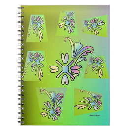 PAARS GREEN FLORA NOTITIEBOEK