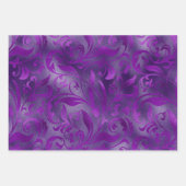 PAARS GREEN GOLD MARDI GRAS FLEUR DI LIS DIAMOND INPAKPAPIER VEL (Voorkant 2)