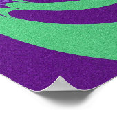 Paars Green Mod Poster (Hoek)
