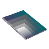 paars grijs blauwgroen notitieboek (Rechterzijde)