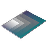 paars grijs blauwgroen notitieboek (Linkerzijde)