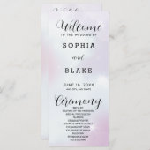 Paars grijs en wit modern weddenschap (Voorkant / Achterkant)