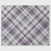 paars grijs gelaatspatroon cadeaupapier (Vlak)